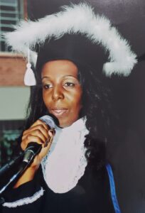 Dirlene na sua formatura de economia